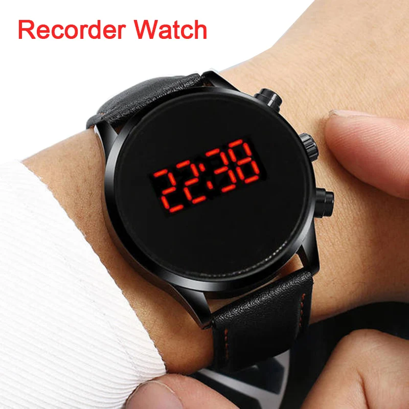 Профессиональный тонкий HD-камера фото Звук Аудио Диктофон спортивные часы