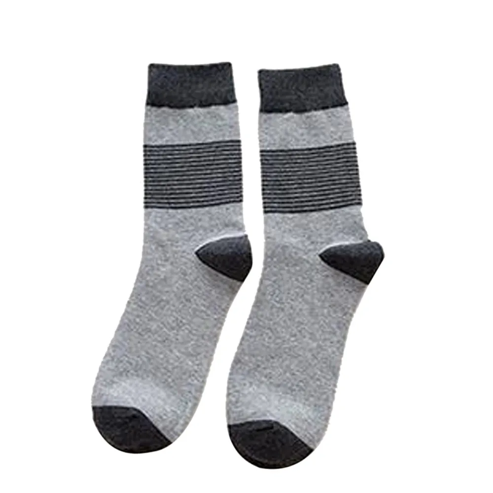 Уличные носки унисекс Calcetines de invierno Супер Модные Классические хлопковые в полоску