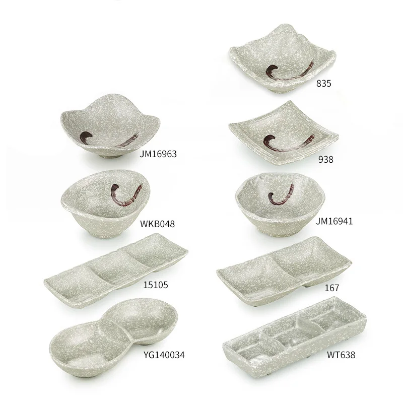 100% меламиновая посуда для ресторана тарелка приправ закусок горячий горшок