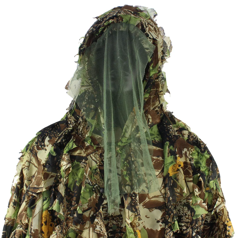 3D листовые маскировочный костюм более 1000 лазерной резкой и листья | Легкий