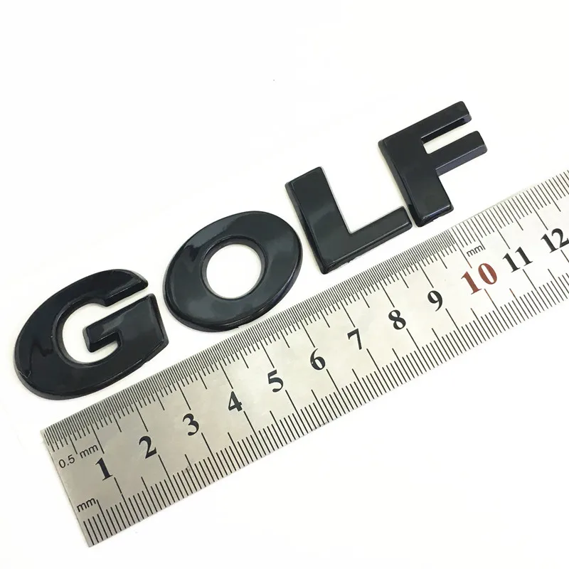 Наклейка на задний бампер автомобиля для гольфа черный или серебристый АБС