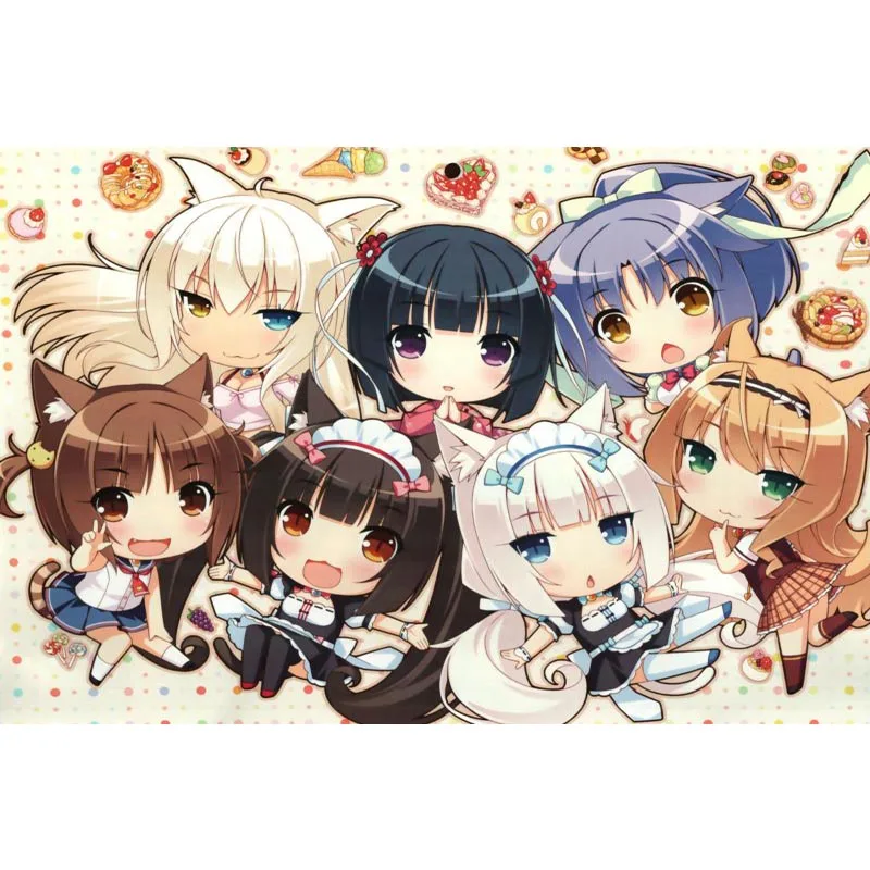 Аниме постеры NEKOPARA на заказ печать Настенная картина для гостиной украшение