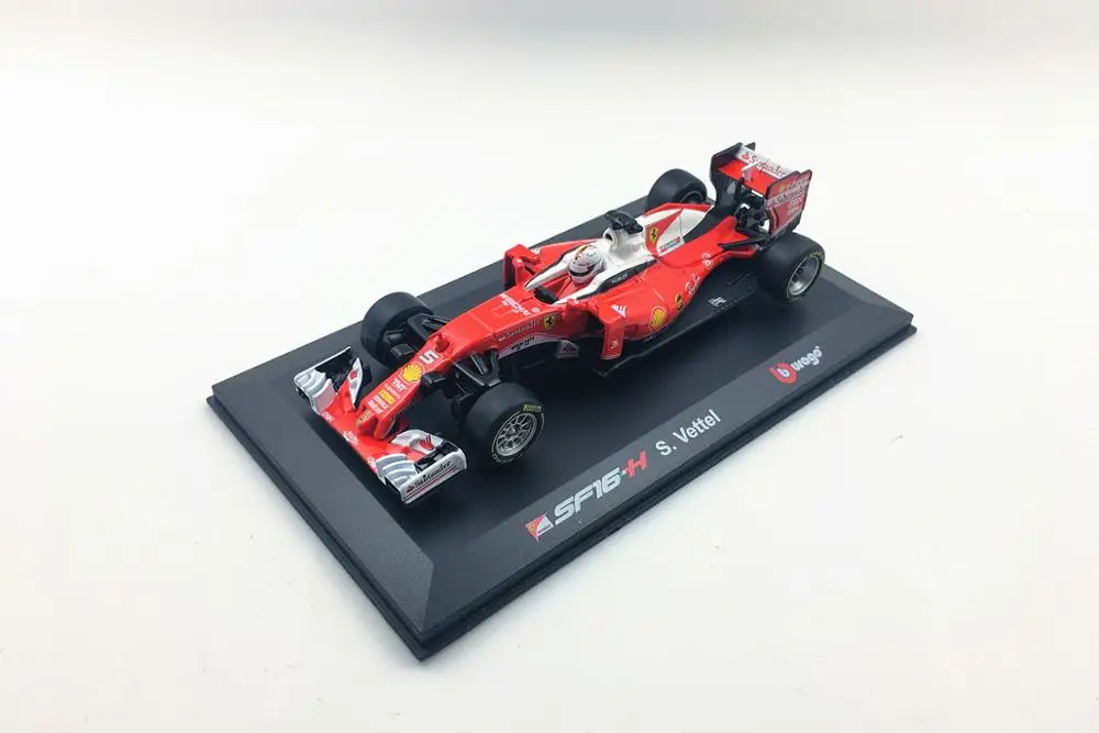 Bburago, 1/32, 1:32, Red Bull TAG Heuer RB13, No3, Daniel Ricciardo F1, Формула 1, модель автомобиля, литая под давлением, игрушка для детей, мальчиков и девочек - Цвет: Ferrari SF16-H No5