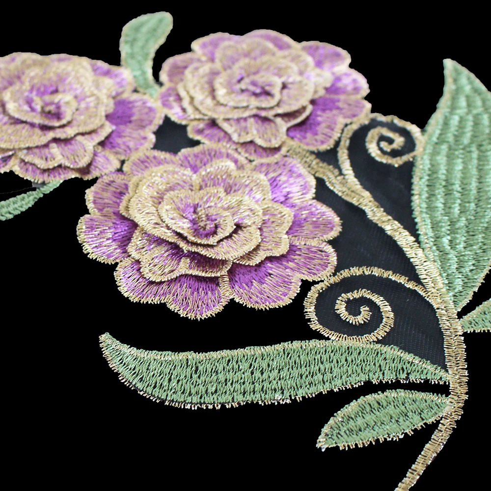 Дешевая Роза флакон парфюма патч для вышивки DIY аксессуары ручной работы утюга в