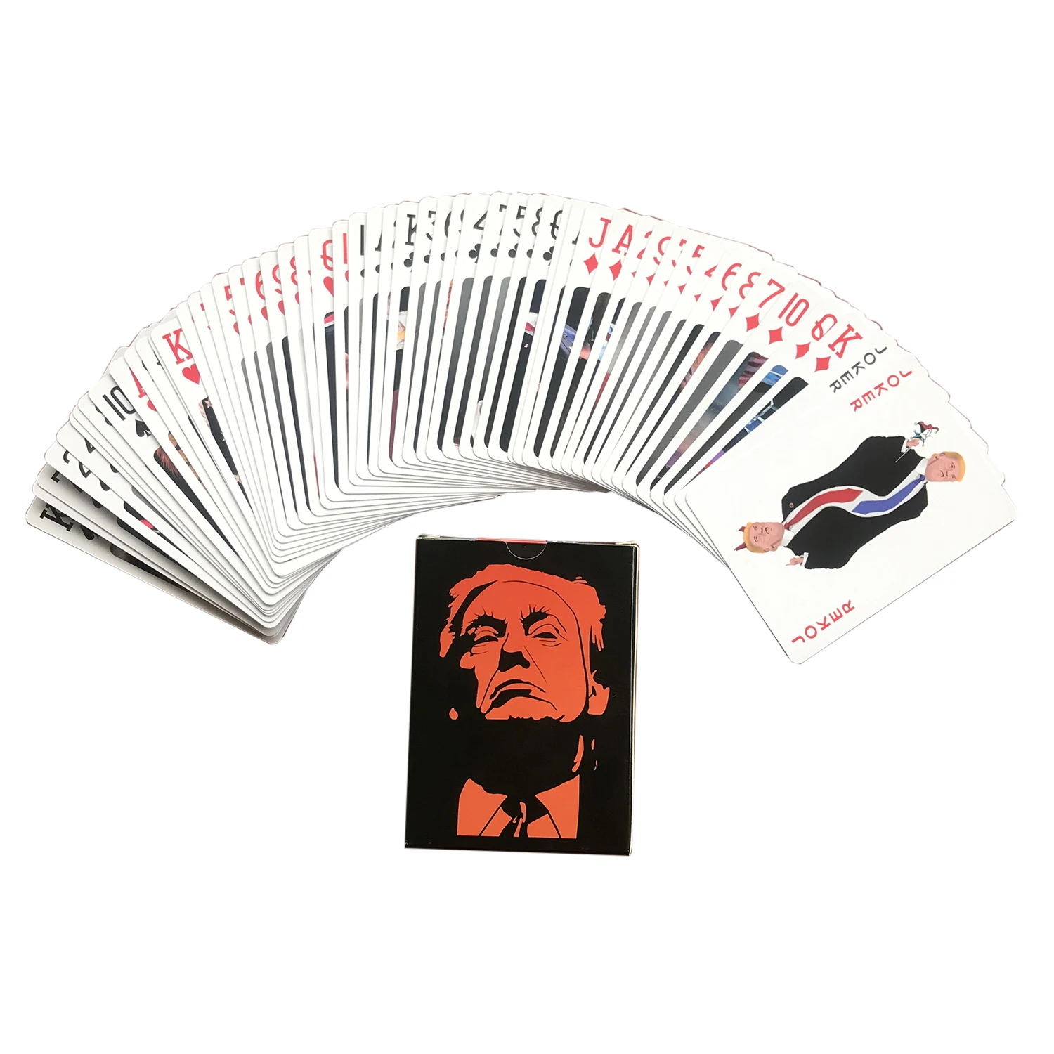 Президент США Дональд Трамп 2020 игральные карты 54 штуки комиксов Искусство покер