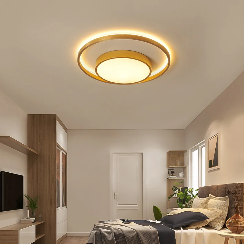 Ceiling Light Square Rings for Bedroom Dining Living Room Fixtures Lustre Modern Acylic Led Lamp Home Decor 220 110V | Лампы и