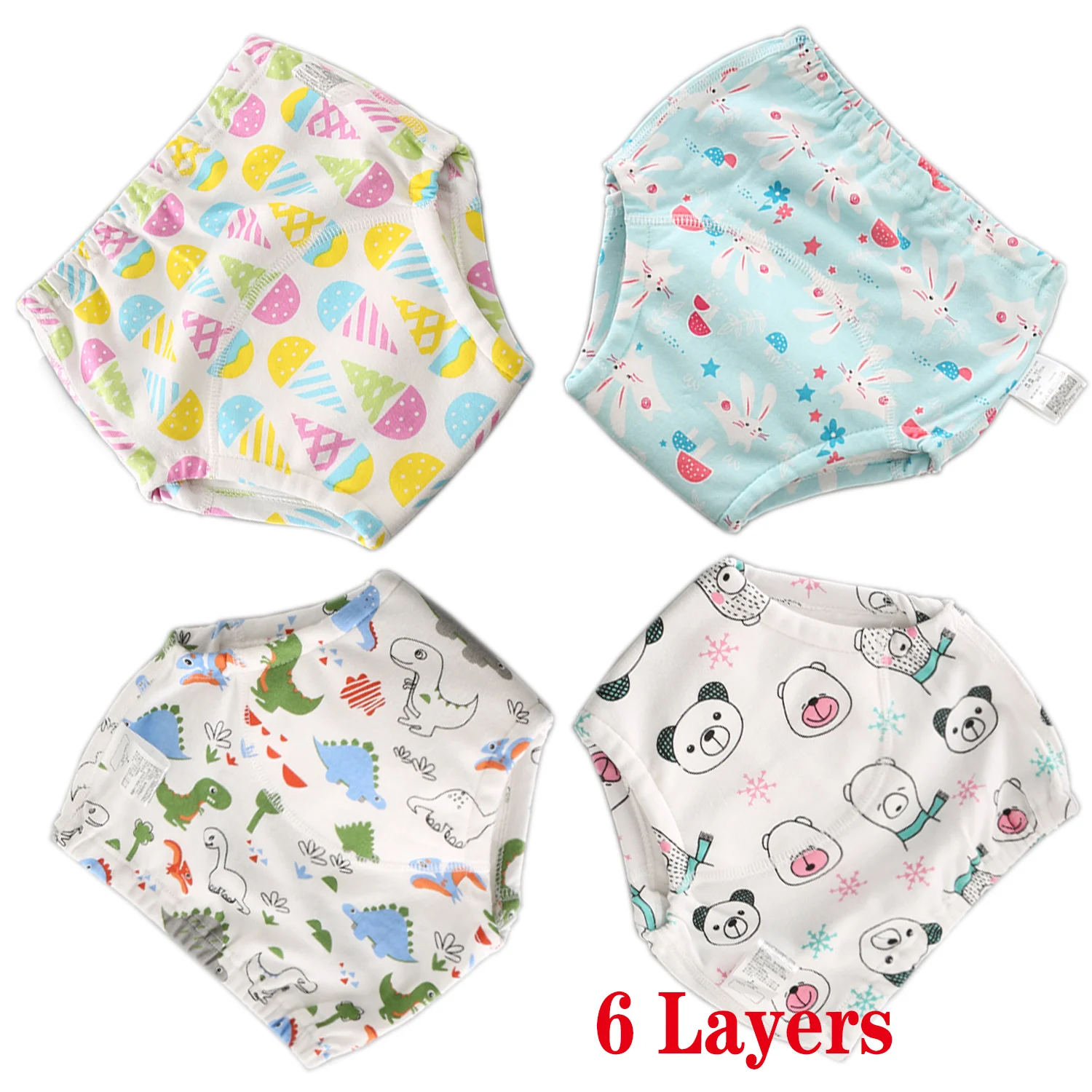 Новые тканевые детские подгузники многоразовые тренировочные штаны для