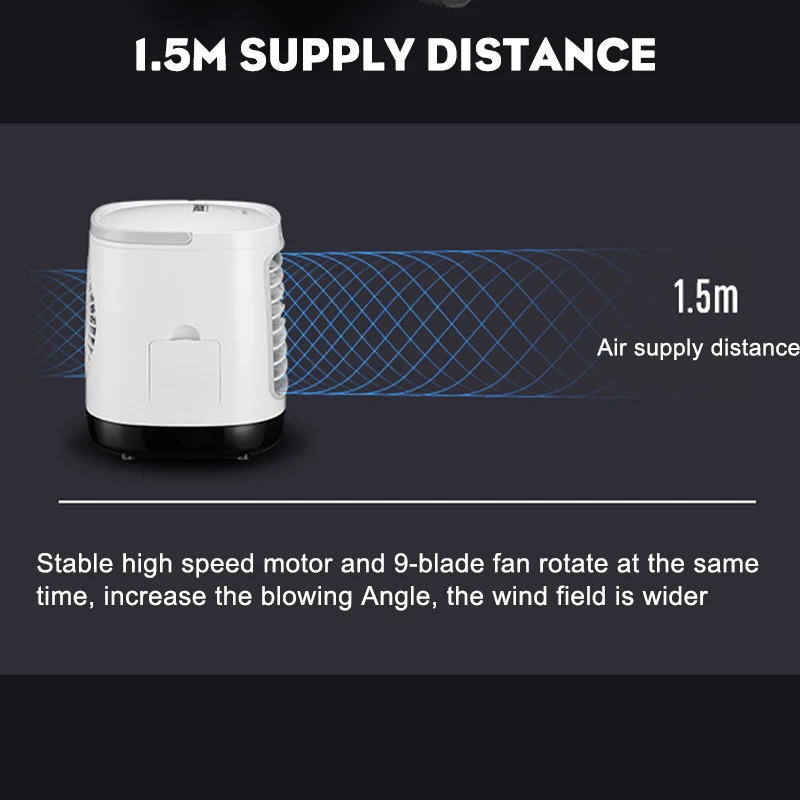 

High Speed Adjust Air Cooler Fan With LED Light Air Conditioner Humidifier Space Cooler Purifies Air Cooling Fan for Home Office