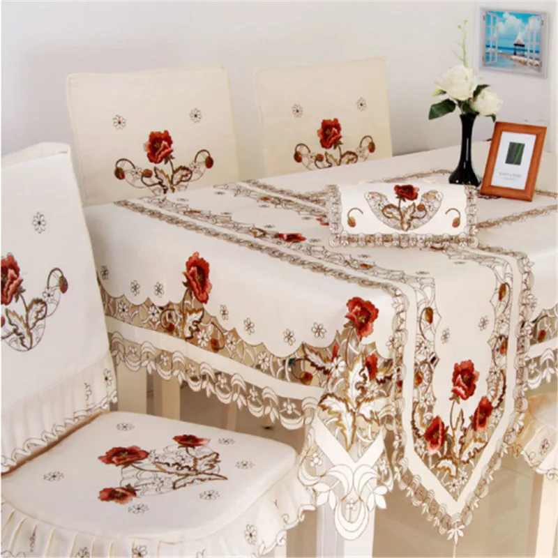 FAROOT пасторальная хлопковая ткань скатерть для столовой прямоугольная домашняя