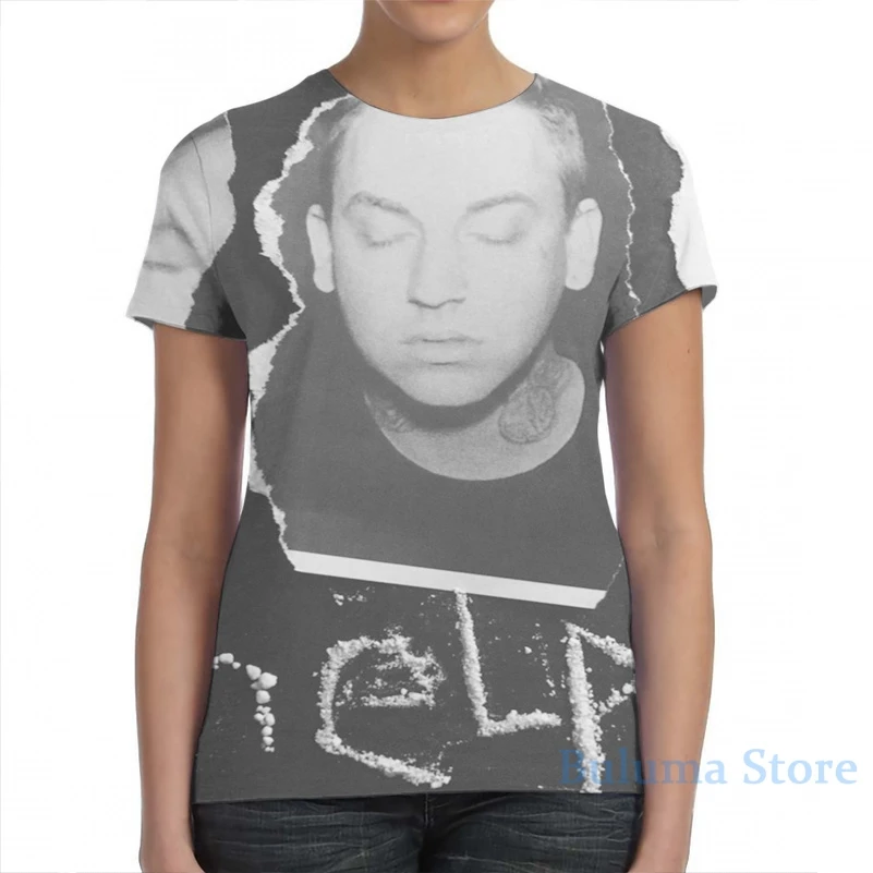 Футболка с принтом Blackbear Help для мужчин и женщин модный топ коротким рукавом