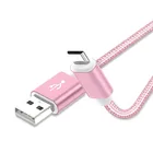 Кабель Micro USB Fanshu USB 2,0 в нейлоновой оплетке для синхронизации и быстрой зарядки смартфонов Samsung Kindle Android Huawei Xiaomi