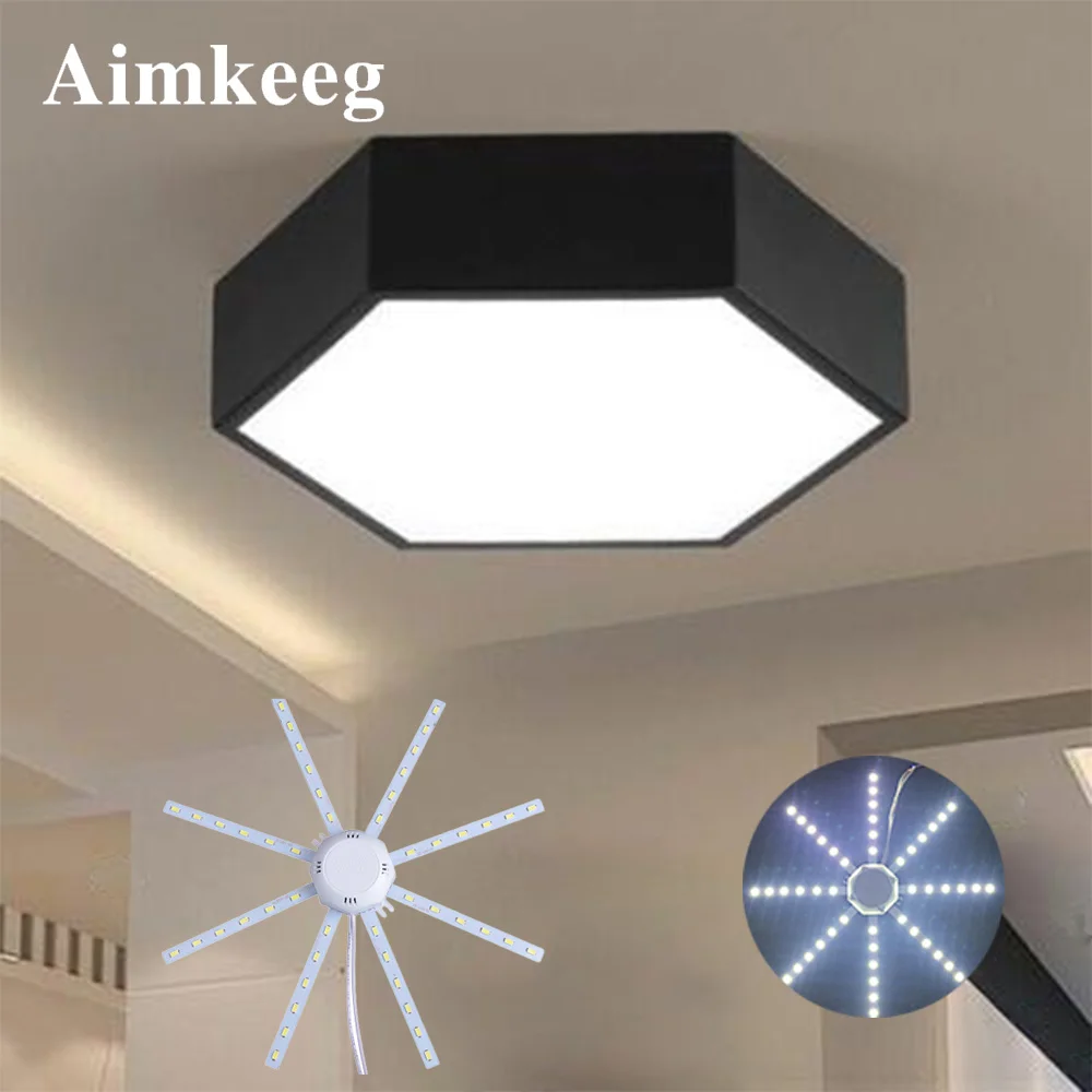 

Светодиодный потолочный светильник, Светодиодная трубка, Домашний Светильник, 24 Вт, 48 светодиодов, 220 В, модуль платы источника питания для г...