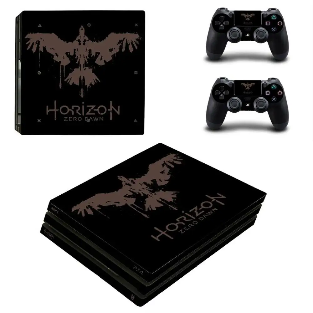 Наклейка Horizon Zero Dawn PS4 Pro s Play station 4, наклейка-Обложка для PlayStation 4 PS4 Pro, чехлы для консолей и контроллеров от AliExpress WW
