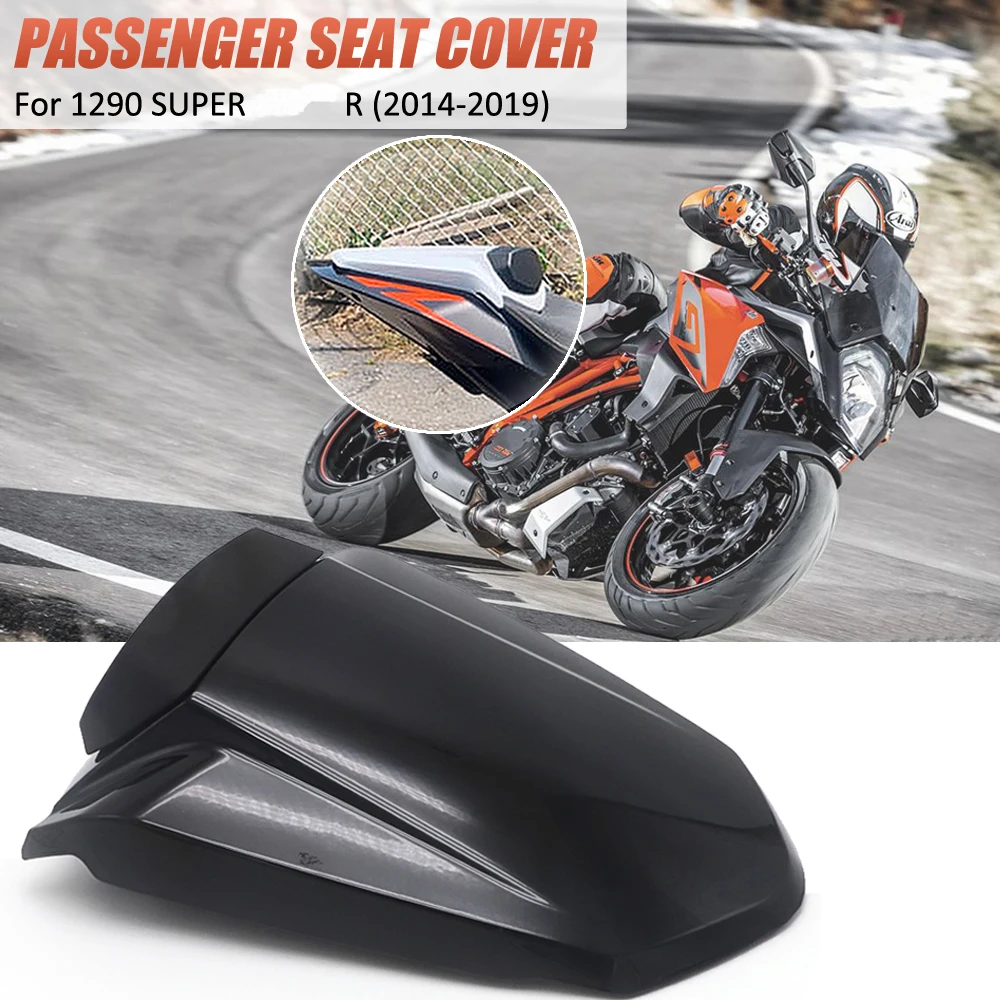 NEW Motorcycle Rear Passenger Pillion Seat Cover Fairing Cowl For 1290 Super R 2014 2015 2016 2017 2018 2019