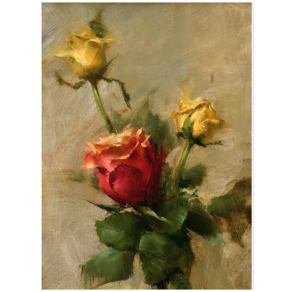 

Flower Hanging Picture Poster Canvas Print Painting Wall Art Living Room Home Decoration