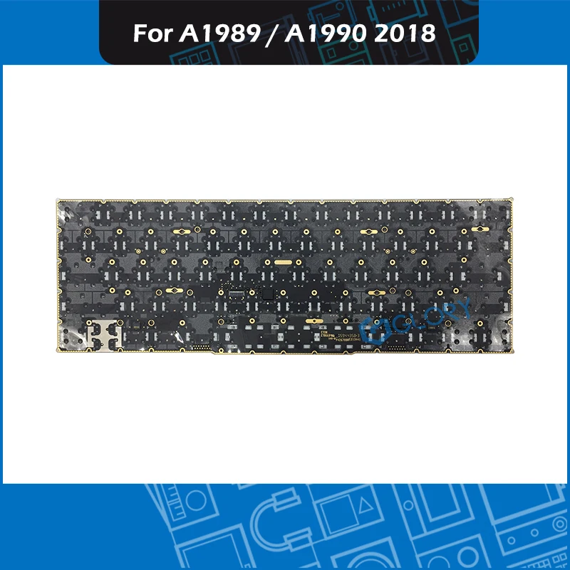 Новая сменная Клавиатура для ноутбука Русская раскладка для Macbook Pro retina 1" 15" A1989 A1990 русская клавиатура