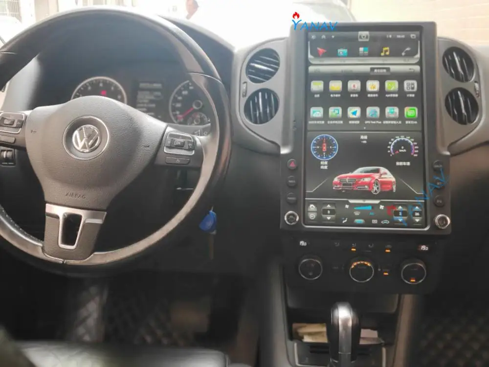 

Автомобильная Мультимедийная система на платформе android, с вертикальным экраном 13,6 дюйма, GPS-навигацией, DVD-плеером, для автомобилей Volkswagen Tiguan...