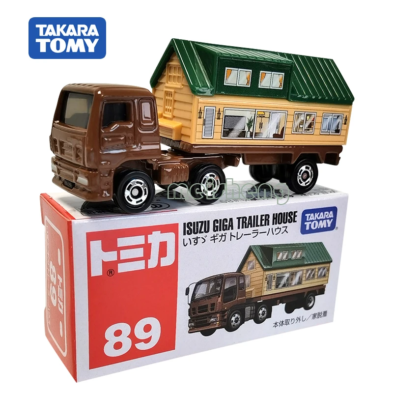

TAKARA TOMY TOMICA Scale Isuzu Giga Trailer House Turck Alloy Diecast Metal Car Model Vehicle Toys Gifts Collections