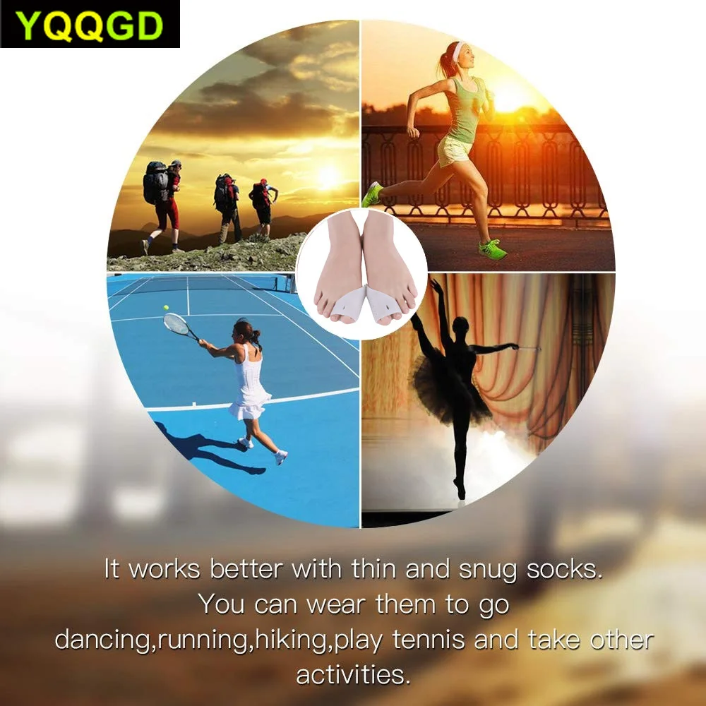 

1Pair Bunion Hallux Valgus Protector Gel Cover Sleeve Toe Friction Protectors Soft Foot Care