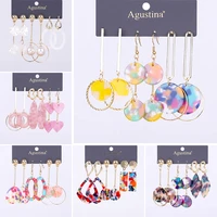acrylic earrings 2020boho for women big korea handmade geometric bohemian vintage gold jewelry wholesale bridal popular earrings