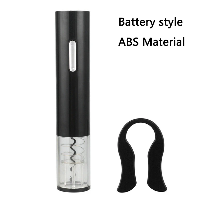 Battery style ABS Usb зарядка Электрический штопор автоматический штопор для бутылок вина комплект беспроводной с фольга резак аксессуары для кухни и бара - Цвет: Battery style ABS