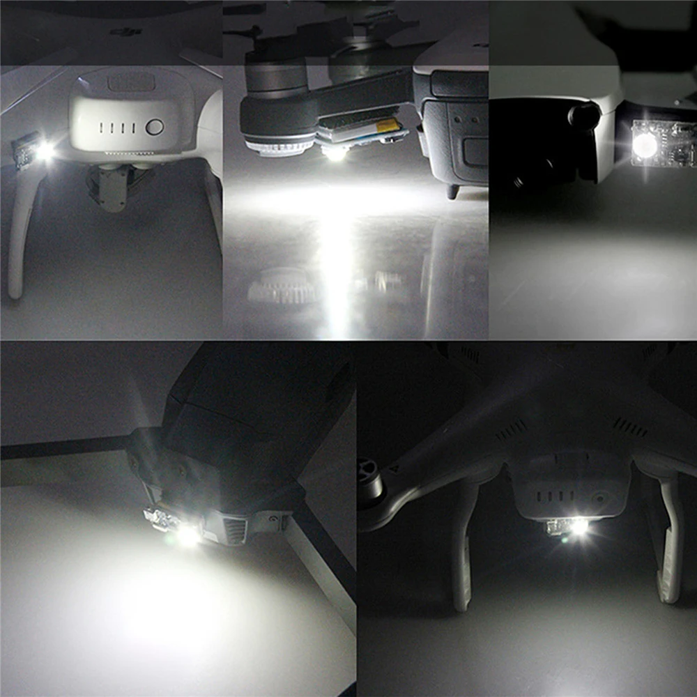 1 шт Мини Ночное F светильник вспышки мерцающий для DJI Mavic Pro Mini / Air 2 Фантом 4Pro Дрон