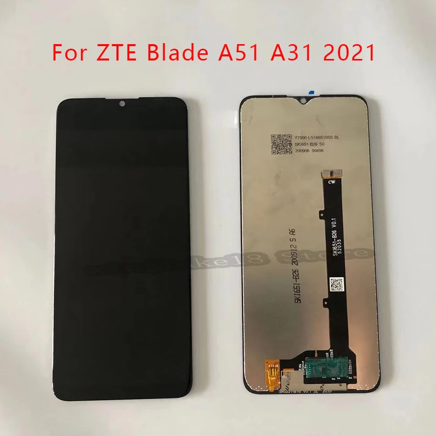 

6.52" Original For ZTE Blade A51 A31 2021 LCD Display Touch Screen Digitizer Assembly Replacement Phone Repair kit For ZTE A51