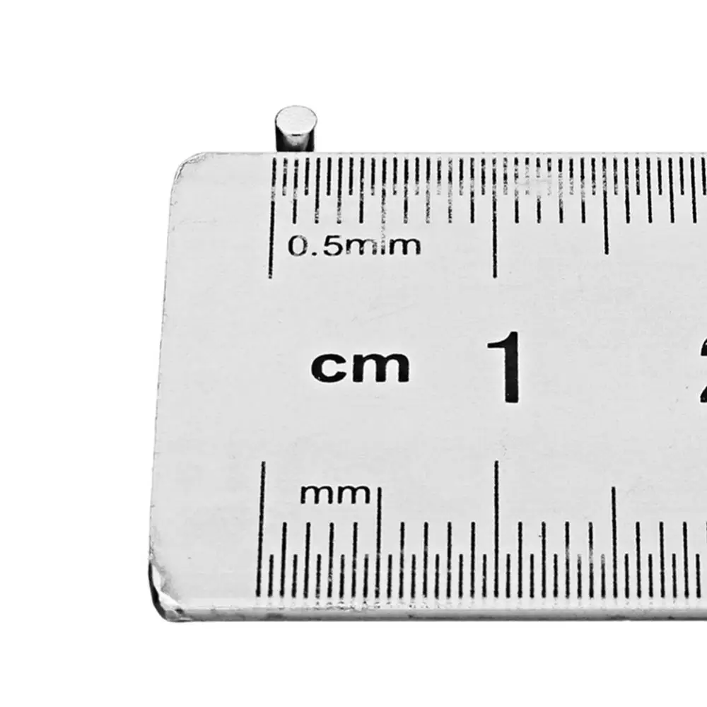 100 шт. 2x2 мм N40 Круглый мини цилиндр сильный редкоземельный неодимовый Магнит