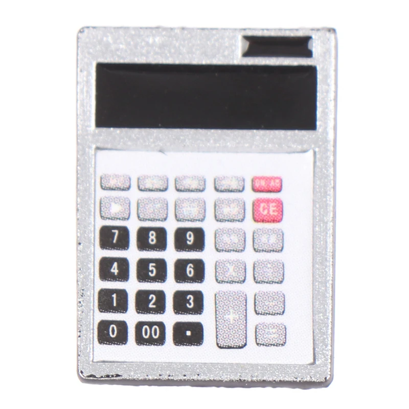 

Миниатюрные аксессуары для кукольного домика, миниатюрный металлический электронный калькулятор, имитация мебели, компьютерные Игрушки, д...