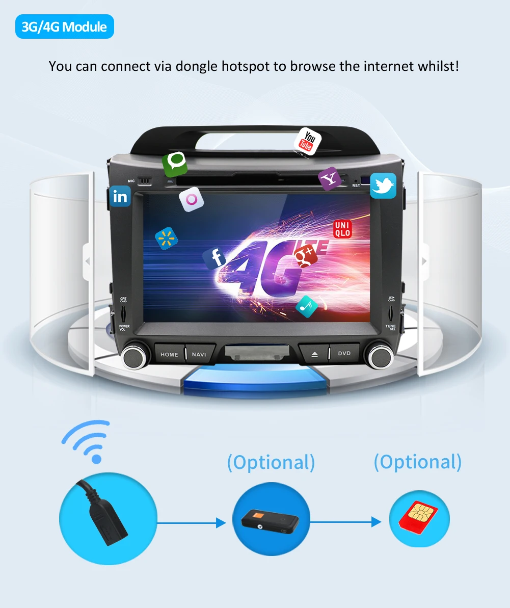 Bosion 2 din Android 9,0 Автомагнитола для KIA sportage 2011 2012 2013 автомобильный ПК головное устройство с gps навигацией стерео wifi