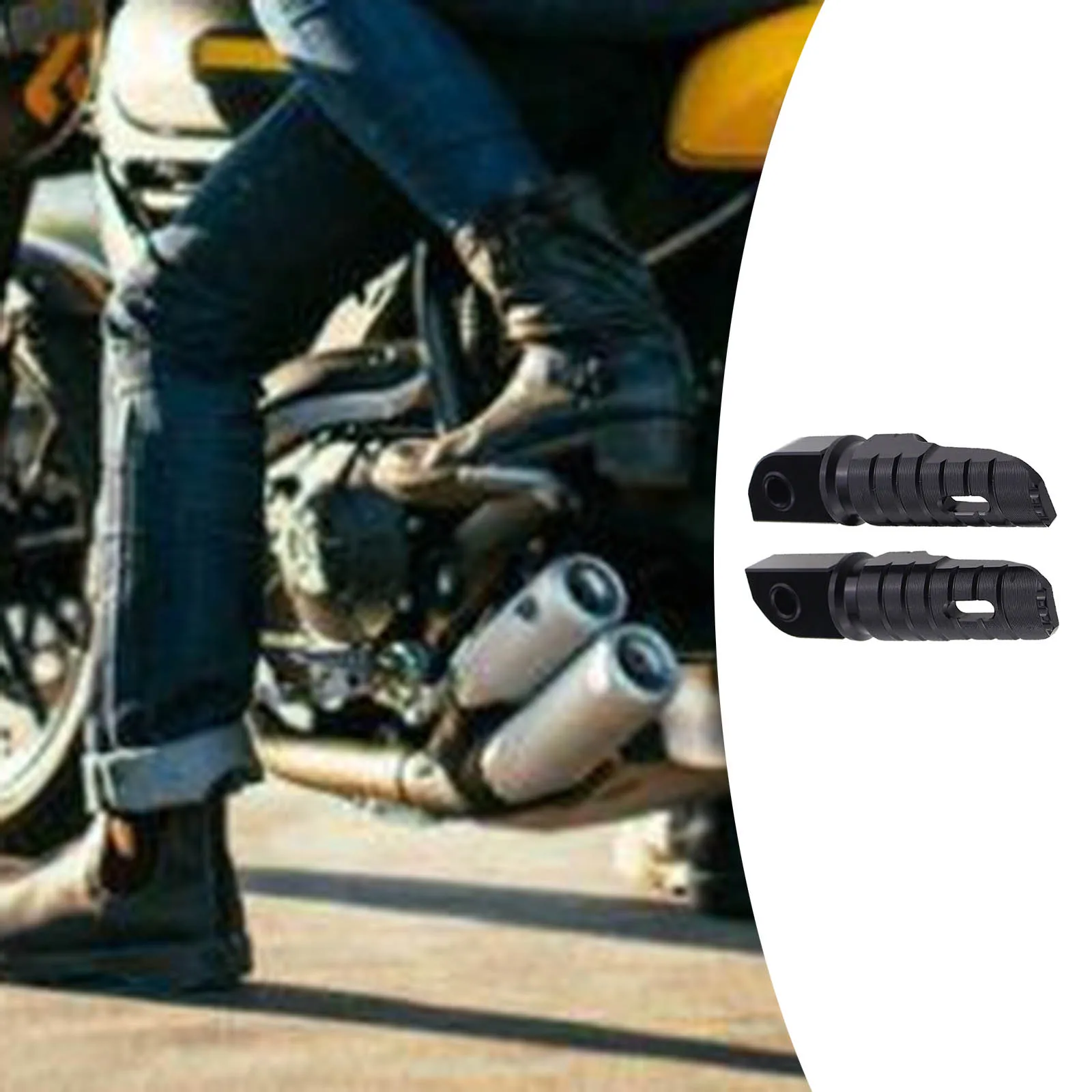 

Задние подножки для мотоцикла, подножки, подножки, педали для Bonnevill Bobber T100 T120 2016-2021