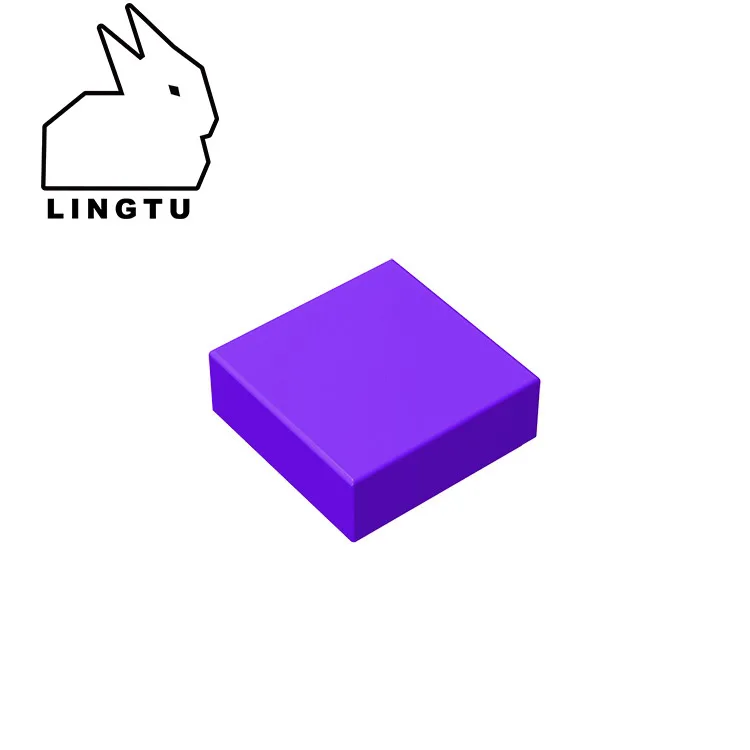 LINGTU строительный блок для бренда Fro Lego 3070 30039 1x1 плитка Развивающие детские