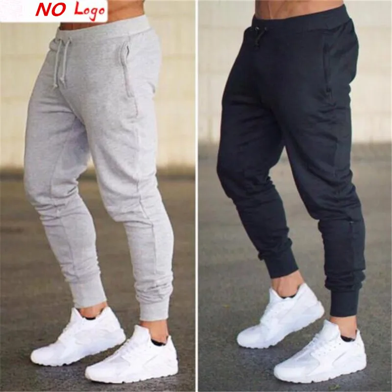 

Skinny Joggers Pants Men Running Sweatpants Cotton Track Pants Gyms Fitness Sports Trousers Male Bodybuilding Training Bottoms