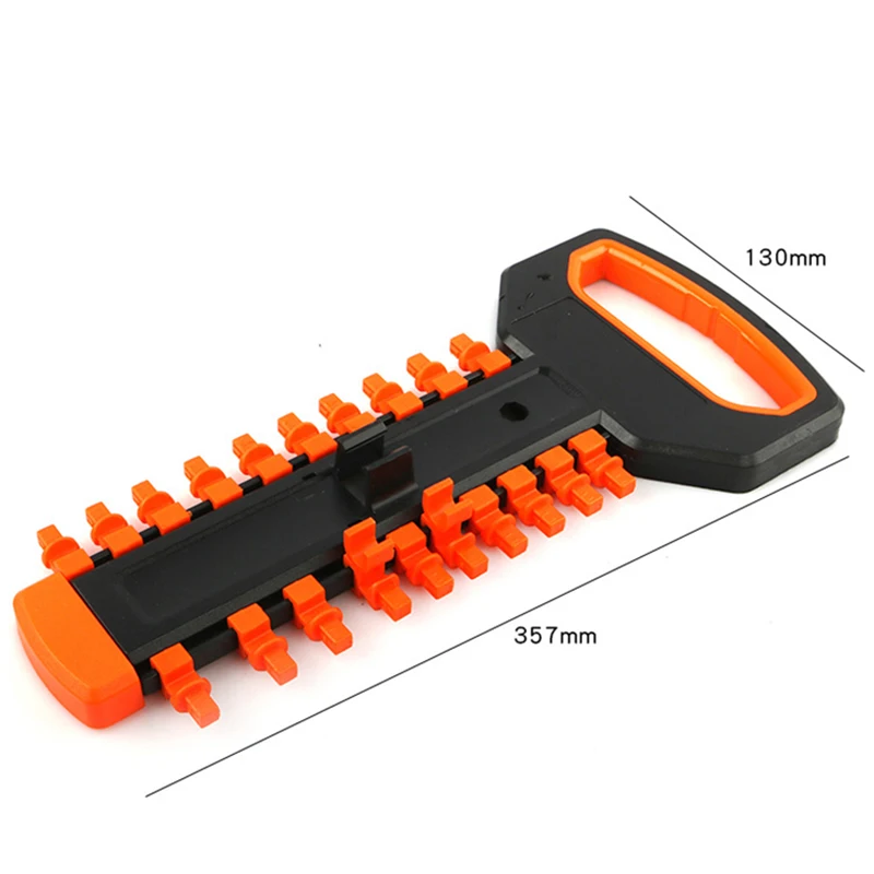 

3-Piece Socket Storage Box, 1/4 Inch, 3/8 Inch, 1/2 Inch, High Quality Socket Bracket Storage Box