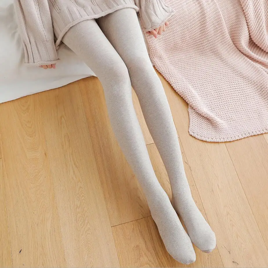 

12 Color 120g Spring Autumn Warm Women Pantyhose Cotton Rope Tights Medias De Mujer Collant Female Stockings Panty 40-70kg 627