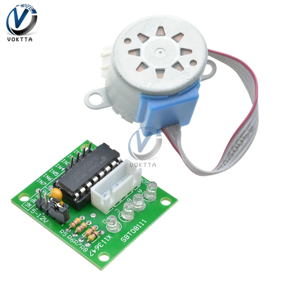 Модуль платы драйвера ULN2003 с редуктором 28BYJ 48 5 В/12 В для Arduino сделай сам|Шаговый