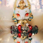 Детский сад Египетский Бог серия девочка кавайная забавная Аниме Кукла-животное подарки аксессуары для дома офисные настольные рождественские украшения