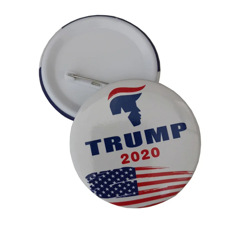 2020 шикарный Дональд Трамп для президента модная брошь пирсинга булавка 4 8 см