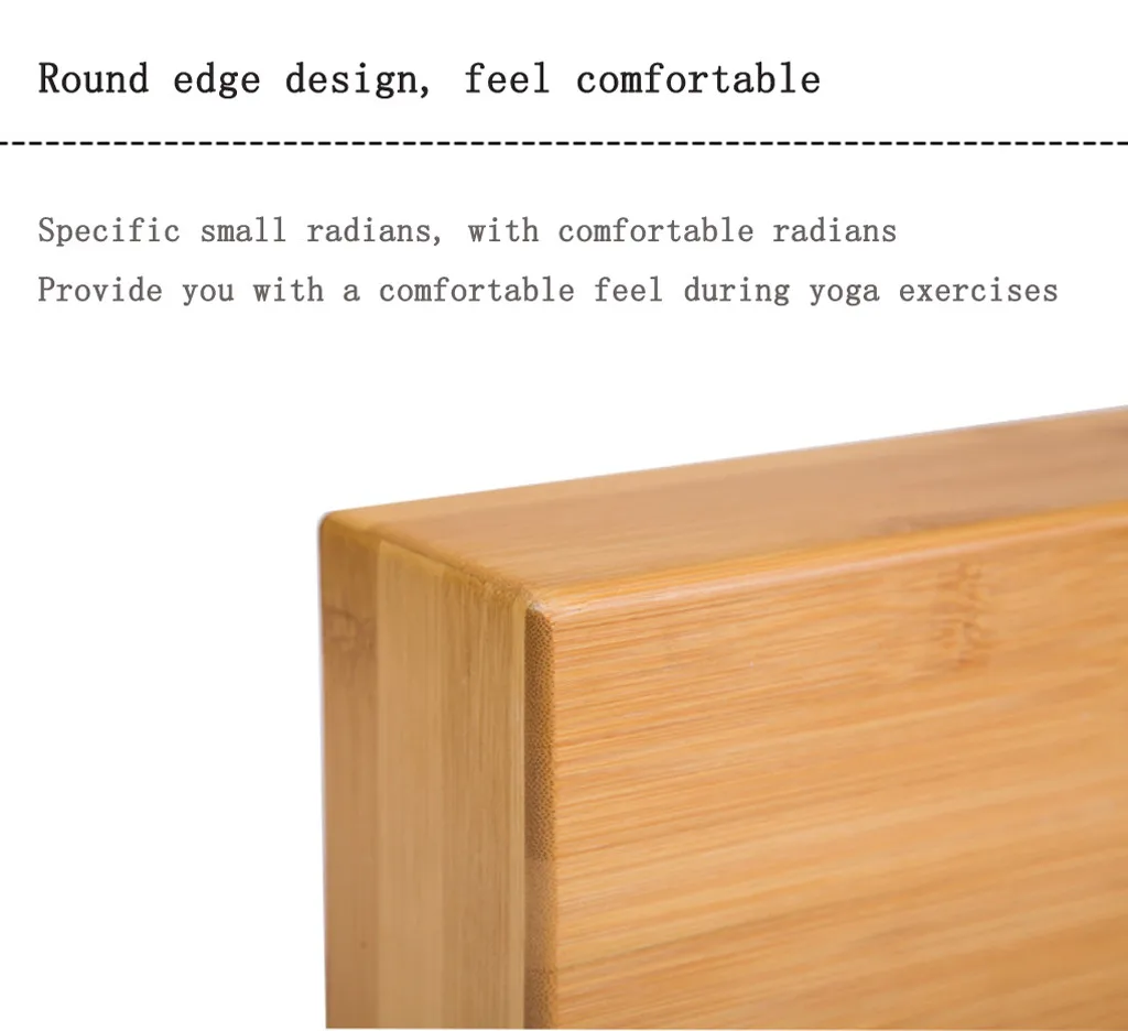 Деревянные бамбуковые блоки для йоги стойки рук поддержки кирпича оборудование