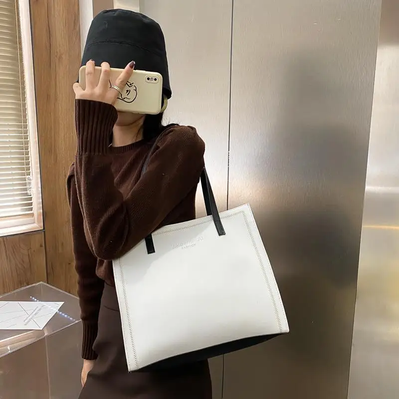 

Designer Bag Simple Large-capacity One-shoulder Big Women's Bag Temperament Oblique Bag Tote Bag