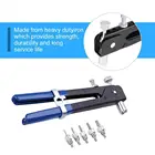 Набор ручных заклепок alloet, 86 шт., Резьбовая гайка, инструмент для ремонта и сельскохозяйственного оборудования