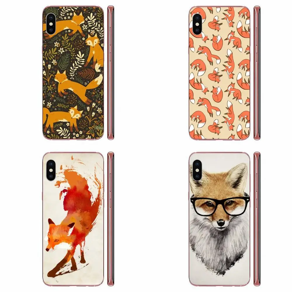 Для Motorola G G2 G3 G4 G5 G6 G7 Plus для Xiaomi Redmi Note 8 8A 8T 10 K30 5G Pro мягкий Лидер продаж Mr Fox с очками