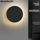 Светодиодный внутренний настенный светильник для спальни, гостиной, домашние светильники, балкон, ТВ, фон, настенный светильник для спальни, современный алюминиевый бра NR-314