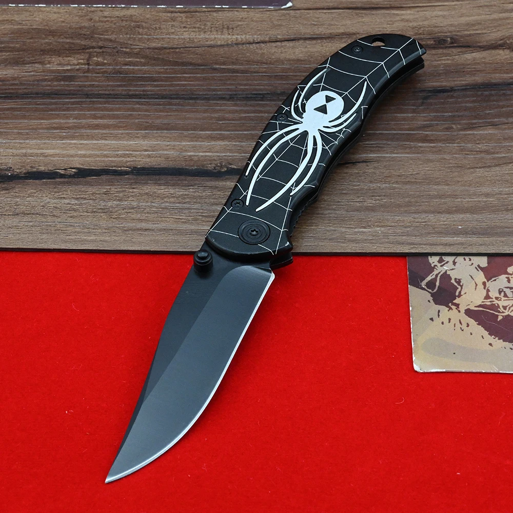Карманный нож-паук с лезвием 5CR13 складной Мультитул алюминиевой ручкой для