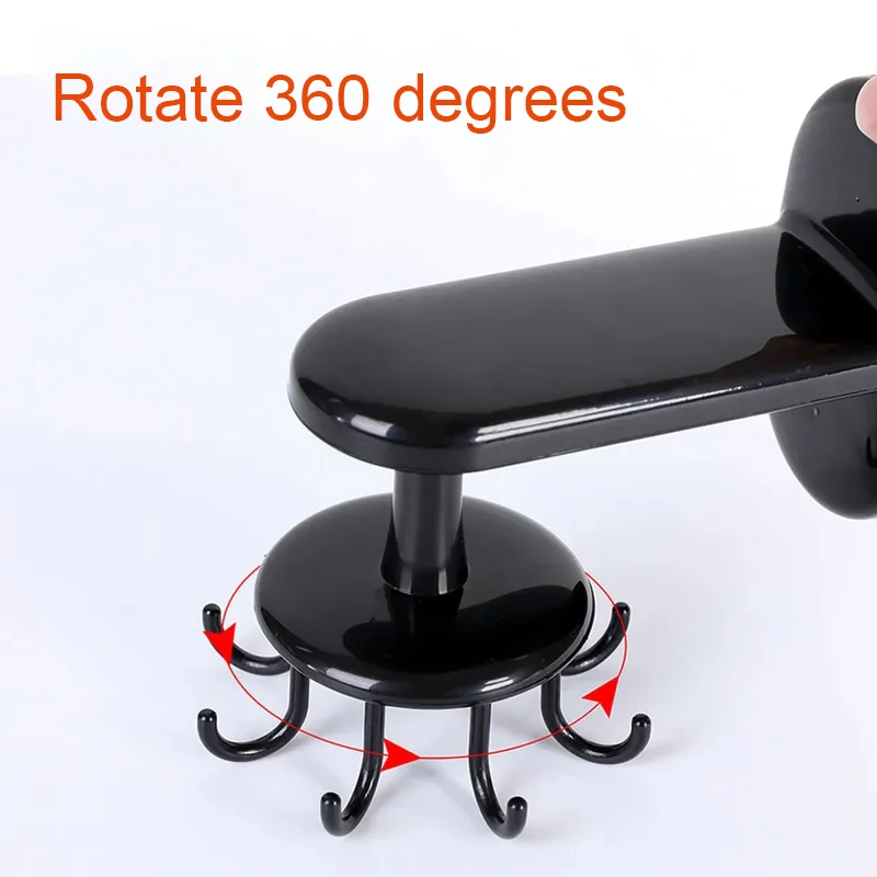 

Punch-free Eight-claw Storage Hook Kitchen Multi-Purpose Hooks 360 Degree Rotatable Organize Utensils Home Storage Accessories