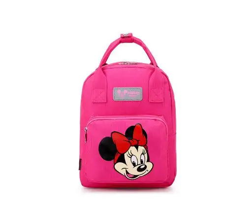 Disney Микки Маус Детская сумка для школы и детского сада мальчик девочка сумка с персонажем мультфильма сумка для книг сумка Минни рюкзак для малышей - Цвет: 4