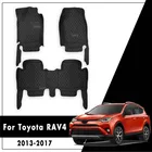 Автомобильные коврики для Toyota RAV4 Rav 4 IV XA40 2018 2017 2016 2015 2014 2013 кожаные коврики тире коврики авто аксессуары для интерьера