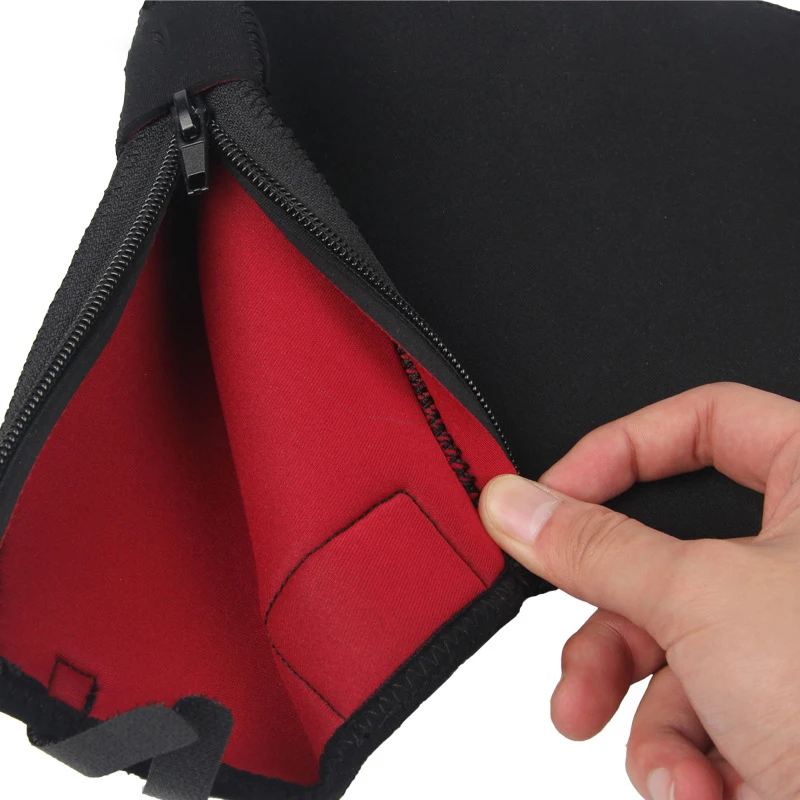 

1pair Motorcycle Winter Warm Handlebar Gloves Windproof Warm Cold Winter Warm Cycling Gloves Hand Warmer with Reflective strip