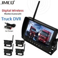 jmcq 1280x720 high definition wireless truck dvr ips monitor 7 night vision reverse backup recorder wifi camera for bus car