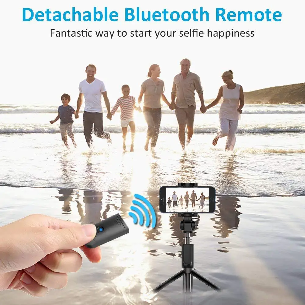 3 в 1 Bluetooth палка для селфи с штатив Трипод стойка Xiaomi Huawei iPhone 11 Самсунг Мобильный